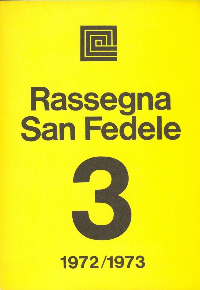 Rassegna San Fedele 3. 1972/1973 | Immagine principale
