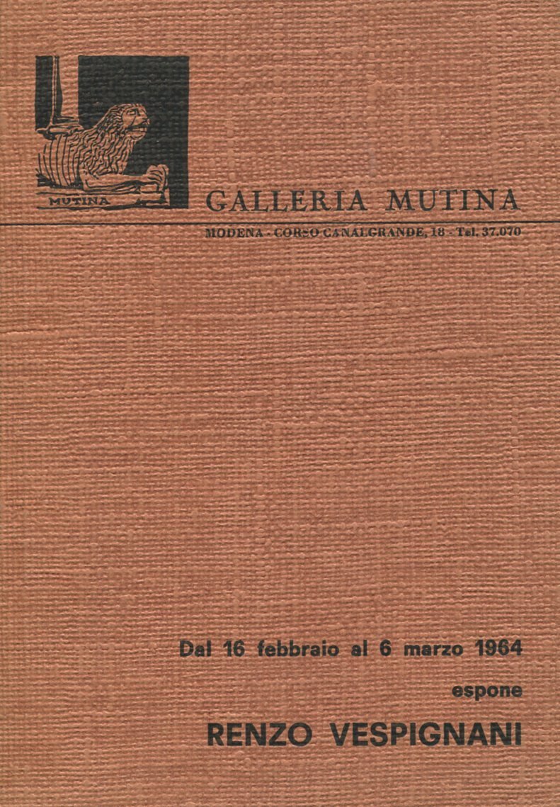 Renzo Vespignani. Galleria Mutina 1964 | Immagine principale