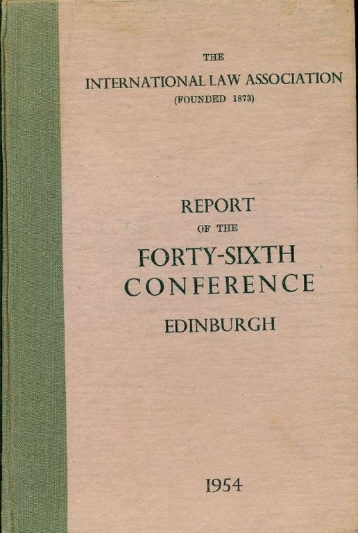 Report of the forty-sixth conference held at Edinburgh. August 8th …