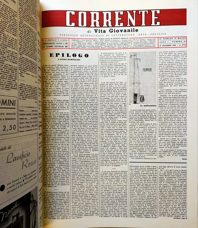 Reprint 1978. Cinquantaquattro numeri della rivista dal primo gennaio 1938 … | Immagine Gallery 5