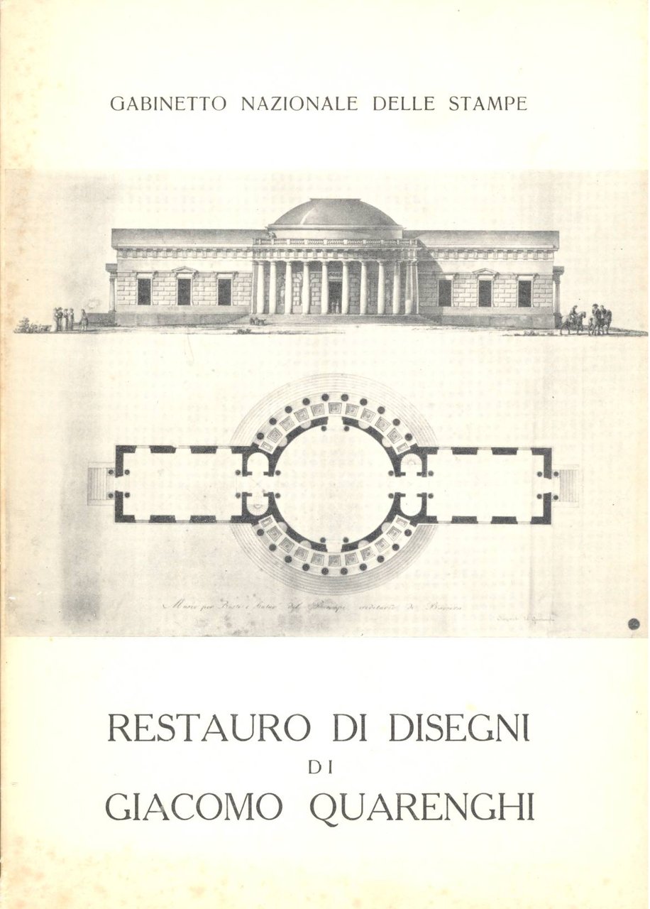 Restauro di disegni di Giacomo Quarenghi | Immagine principale