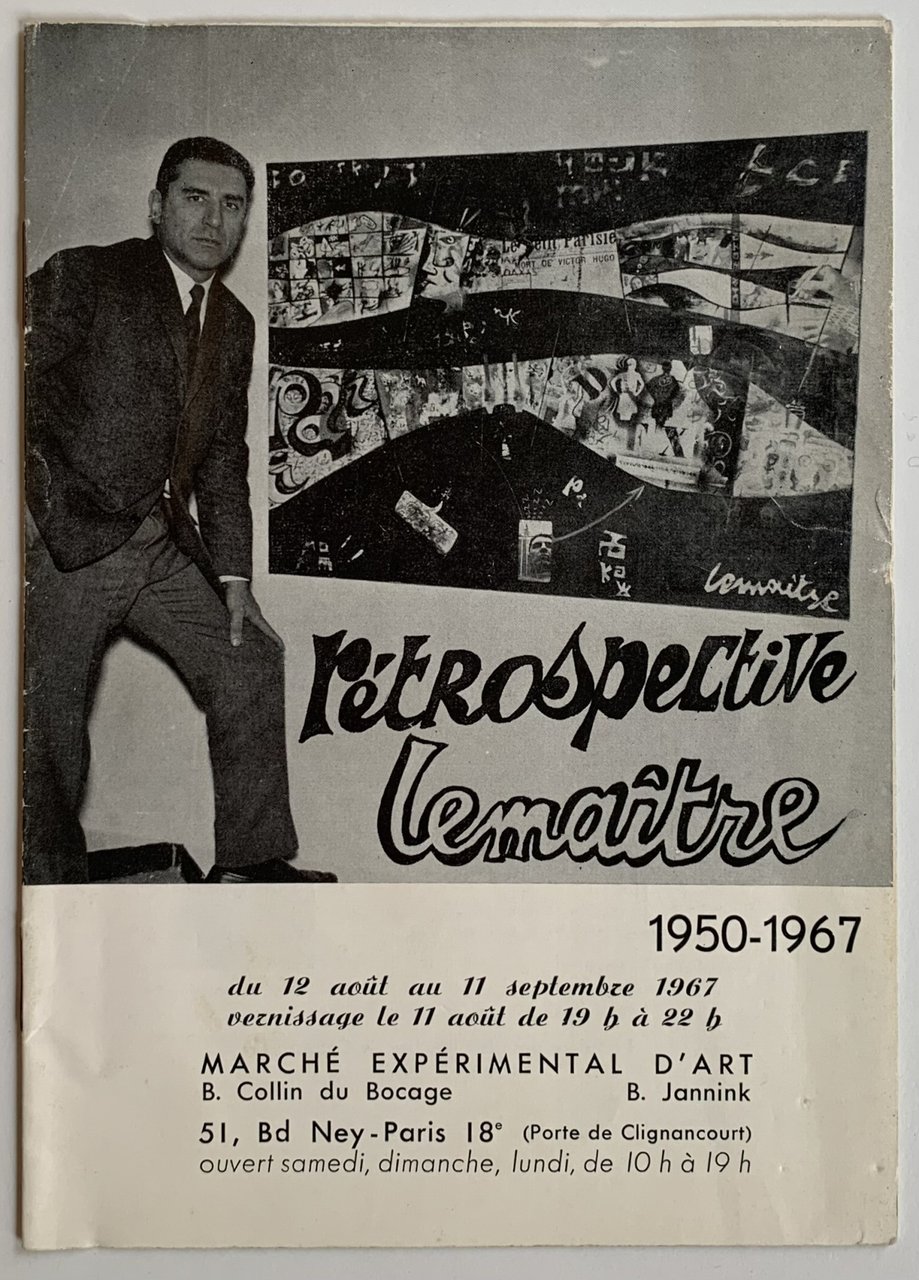 Retrospective Lemaitre 1950-1967 | Immagine principale