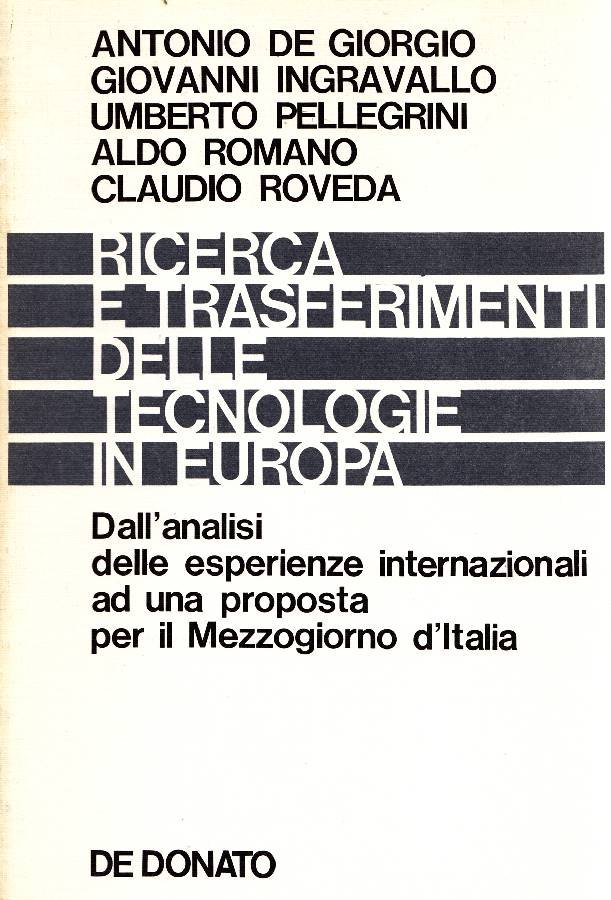 Ricerca e trasferimenti delle tecnologie in Europa | Immagine principale