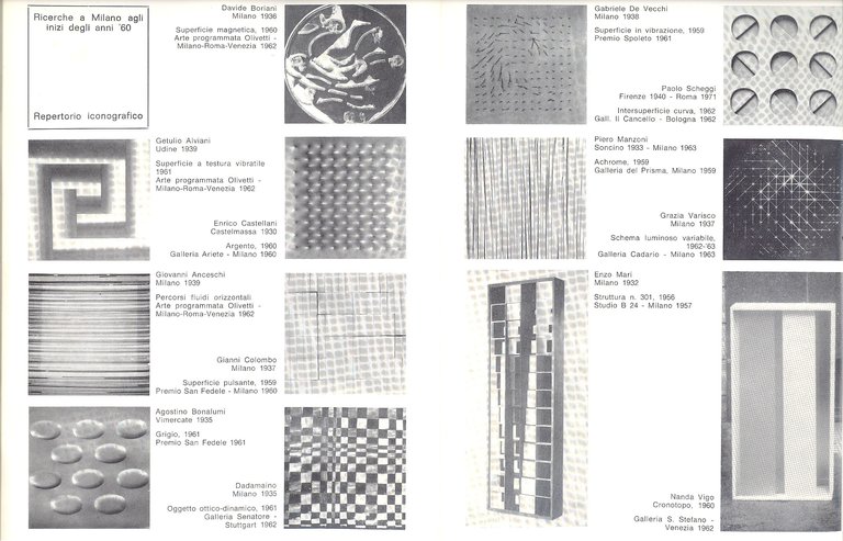 Ricerche a Milano agli inizi degli anni '60 | Immagine Gallery 2