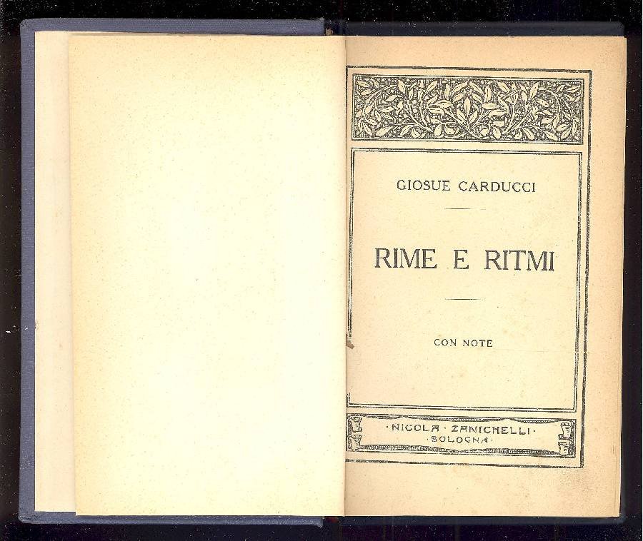Rime e ritmi | Immagine principale