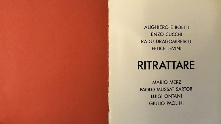 Ritrattare. Alighiero e Boetti Enzo Cucchi Radu Dragomirescu Felice Levini … | Immagine Gallery 2