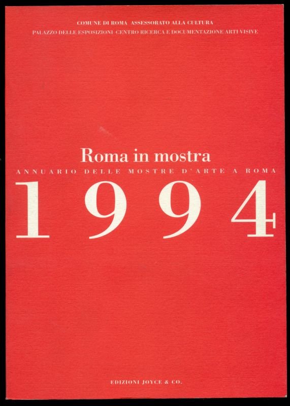 Roma in mostra. Annuario delle mostre d&amp;#39;arte a Roma 1994 | Immagine principale