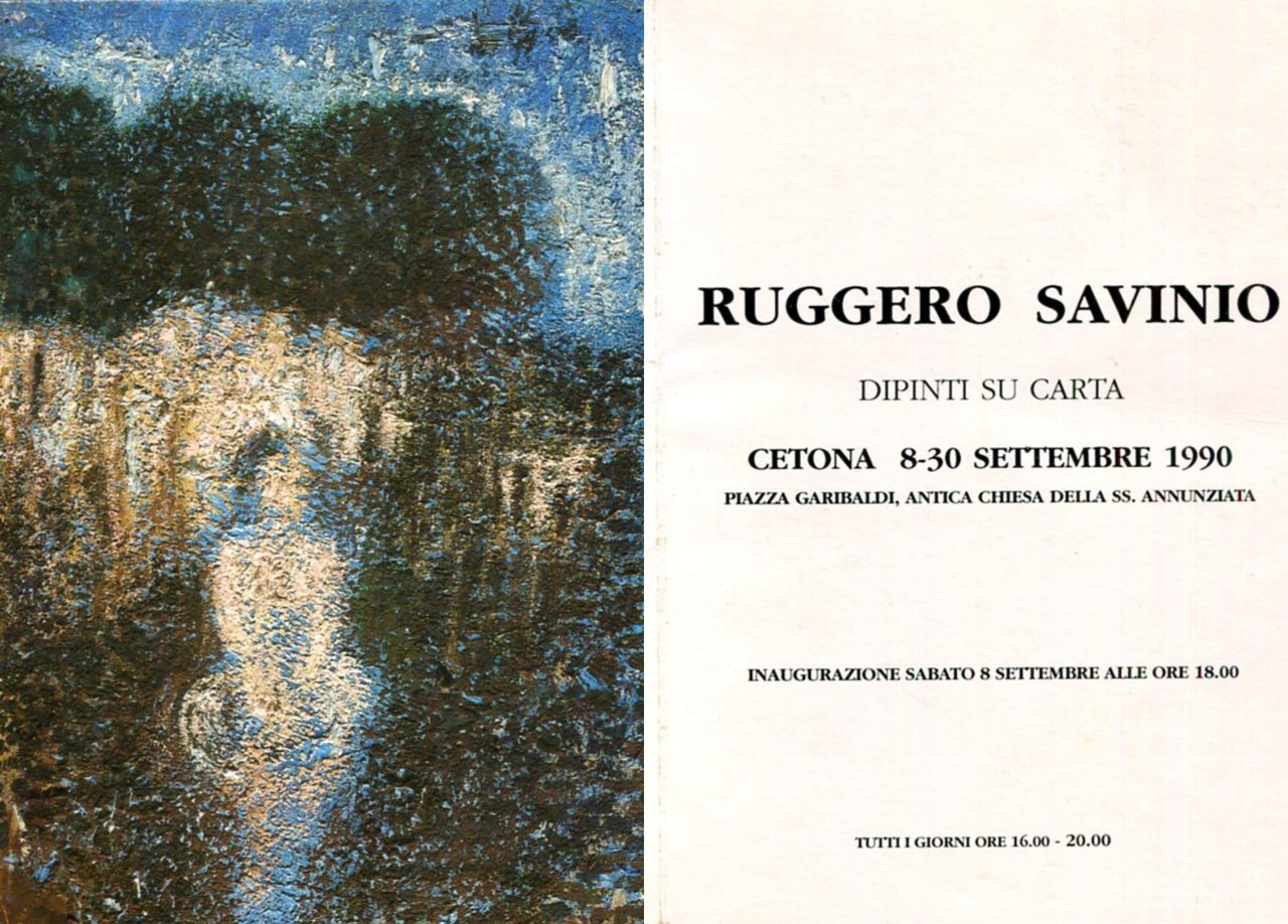 Ruggero Savinio. Dipinti su carta | Immagine principale