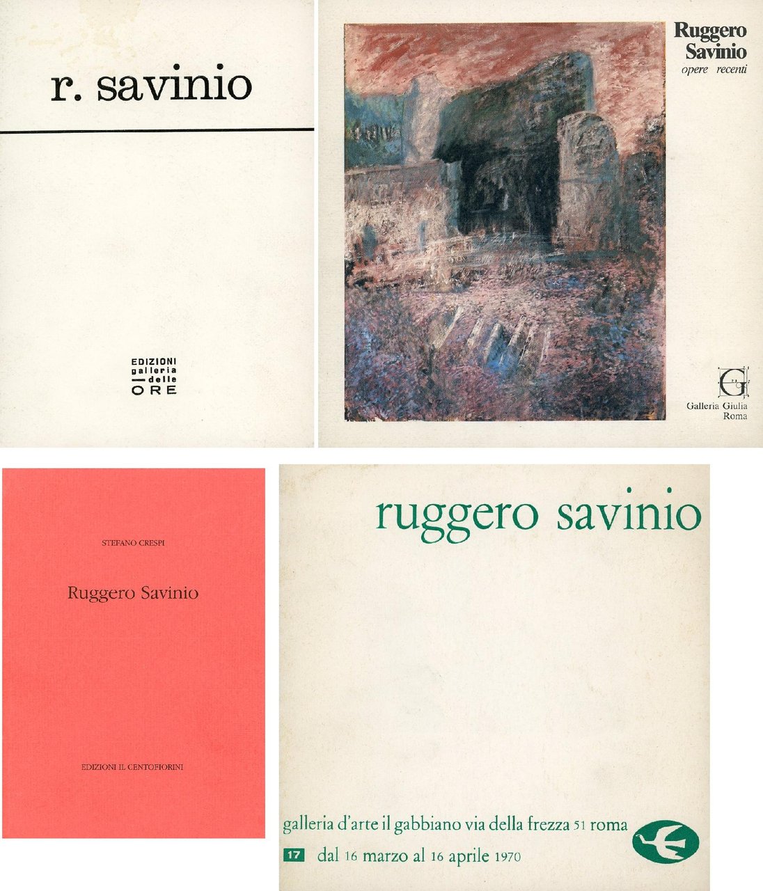Ruggero Savinio, Galleria delle Ore, 1968 | Immagine principale
