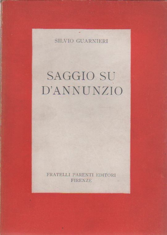 Saggio su D'Annunzio | Immagine principale
