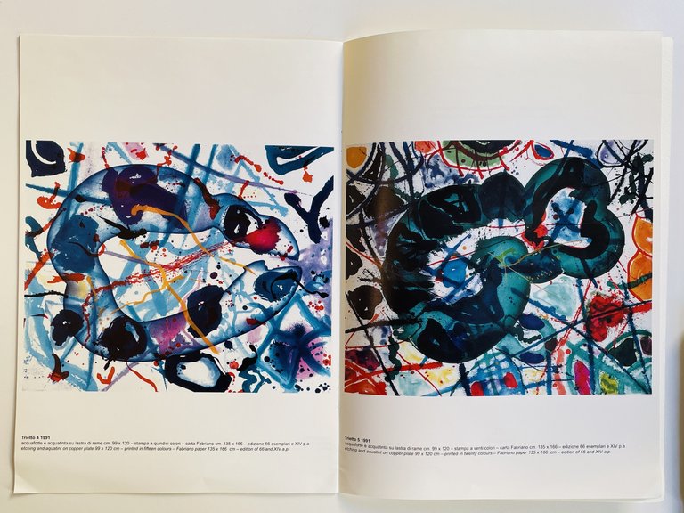 Sam Francis. Incisioni e originali 1972/1992. Etchings and paintings 1972/1992 | Immagine Gallery 2