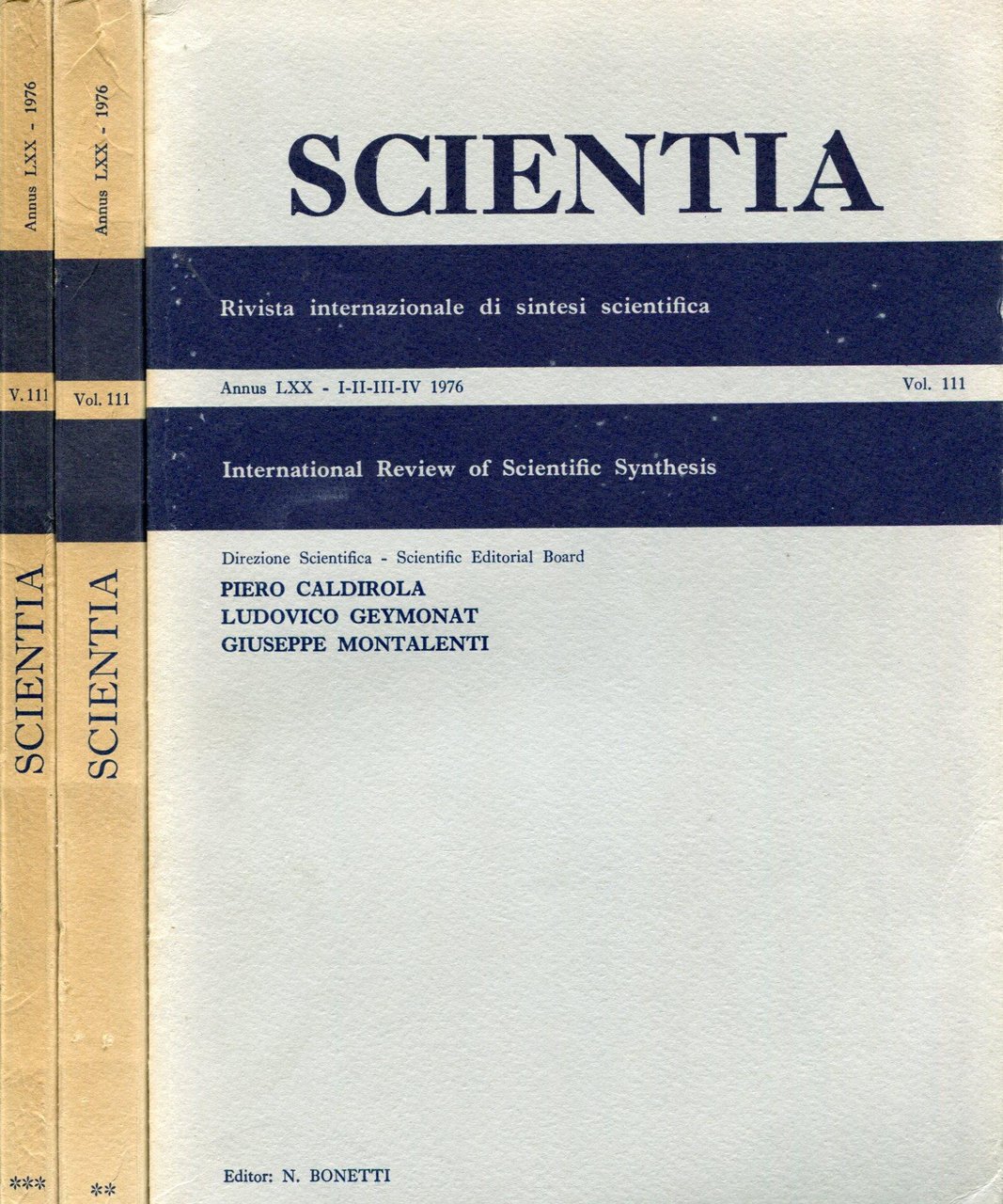 Scientia. 1976 - Annus LXX - Volume 111 - 3 … | Immagine principale