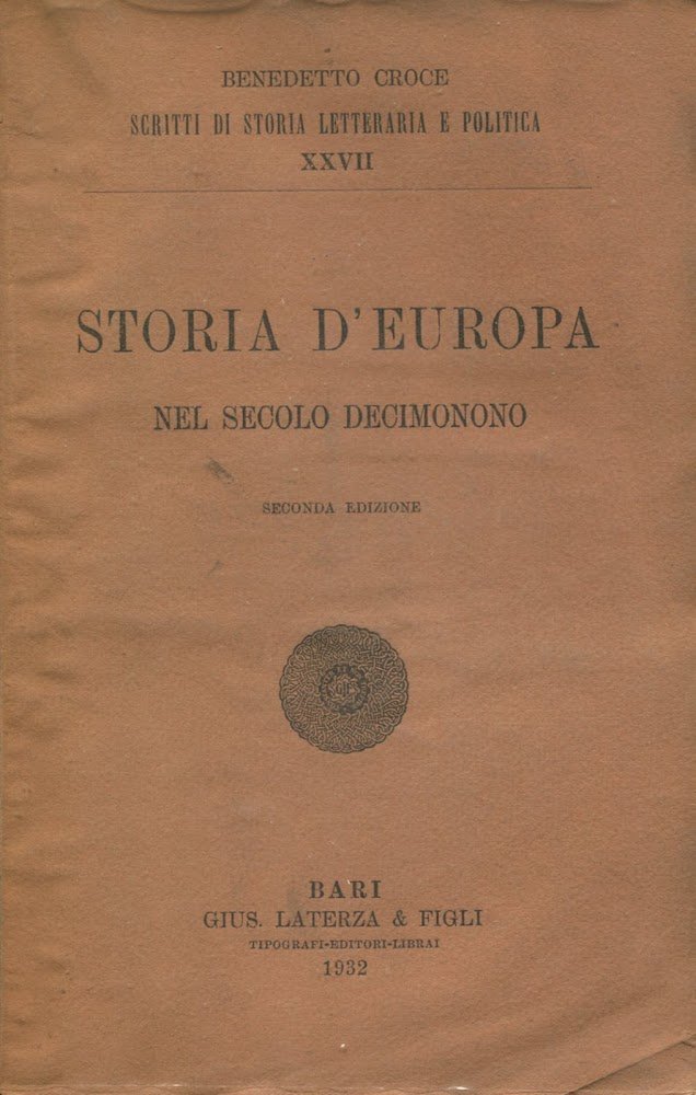 Scritti di storia letteraria e politica. XXVII. Storia d'Europa nel … | Immagine principale