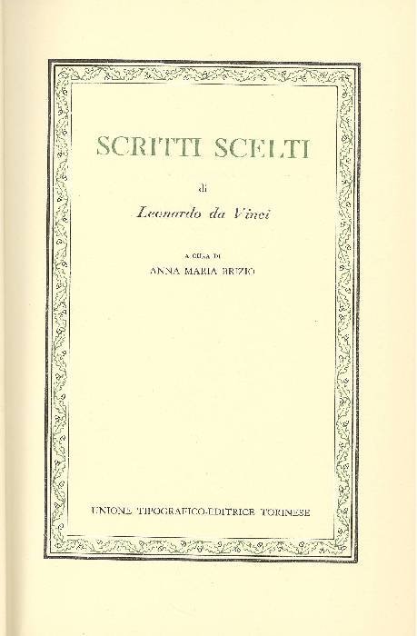 Scritti scelti | Immagine principale