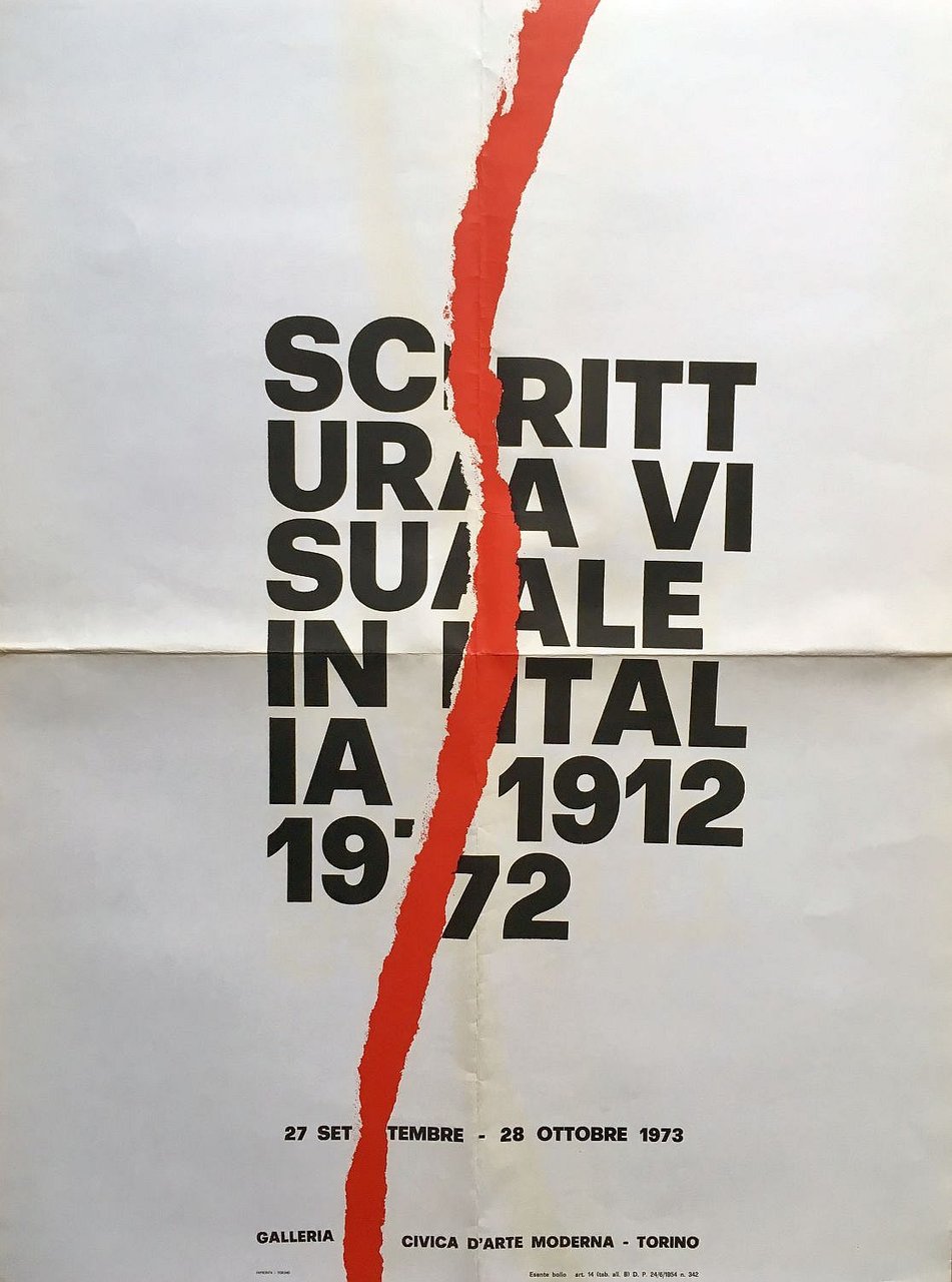 Scrittura visuale in Italia 1912-1972 | Immagine principale