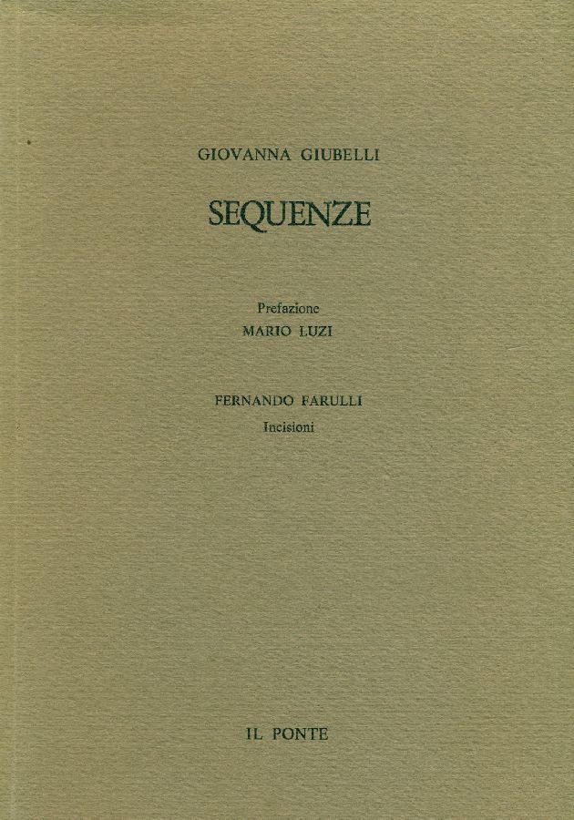 Sequenze. Poesie 1961-1982 | Immagine principale