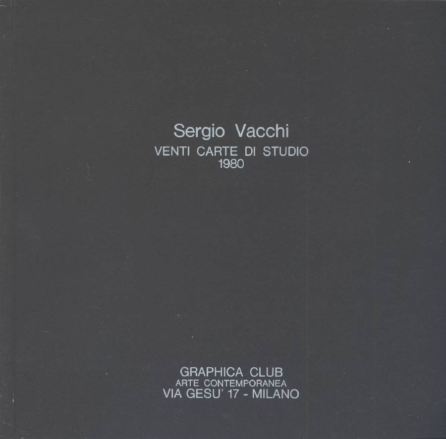 Sergio Vacchi. Venti Carte di Studio 1980 | Immagine principale