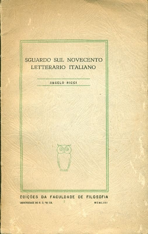 Sguardo sul Novecento letterario italiano | Immagine principale