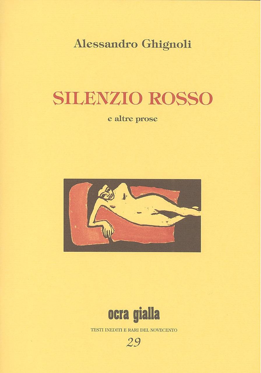 Silenzio rosso e altre prose | Immagine principale