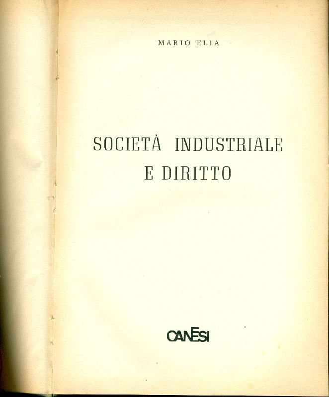 Società industriale e diritto | Immagine principale