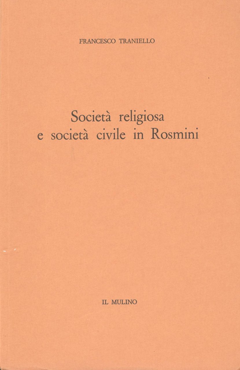 Società religiosa e società civile in Rosmini | Immagine principale