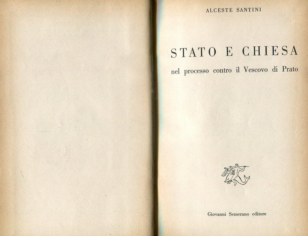 Stato e Chiesa nel processo contro il Vescovo di Prato | Immagine principale