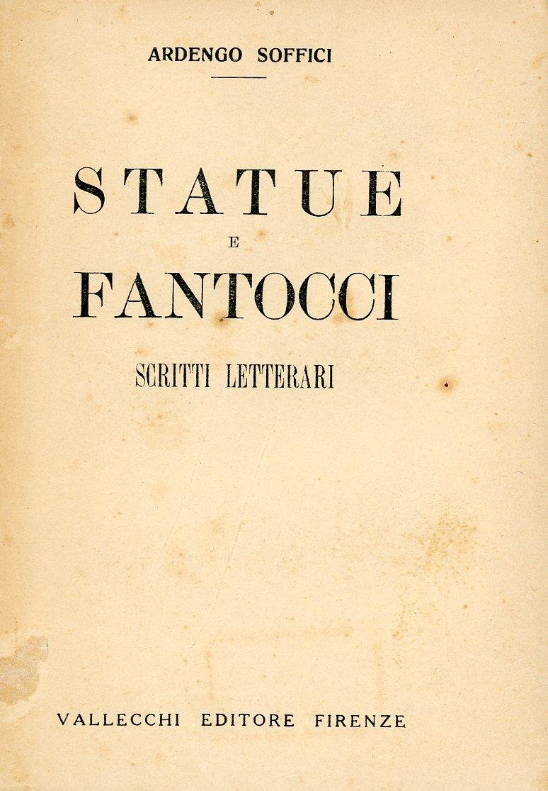 Statue e fantocci. Scritti letterari | Immagine principale