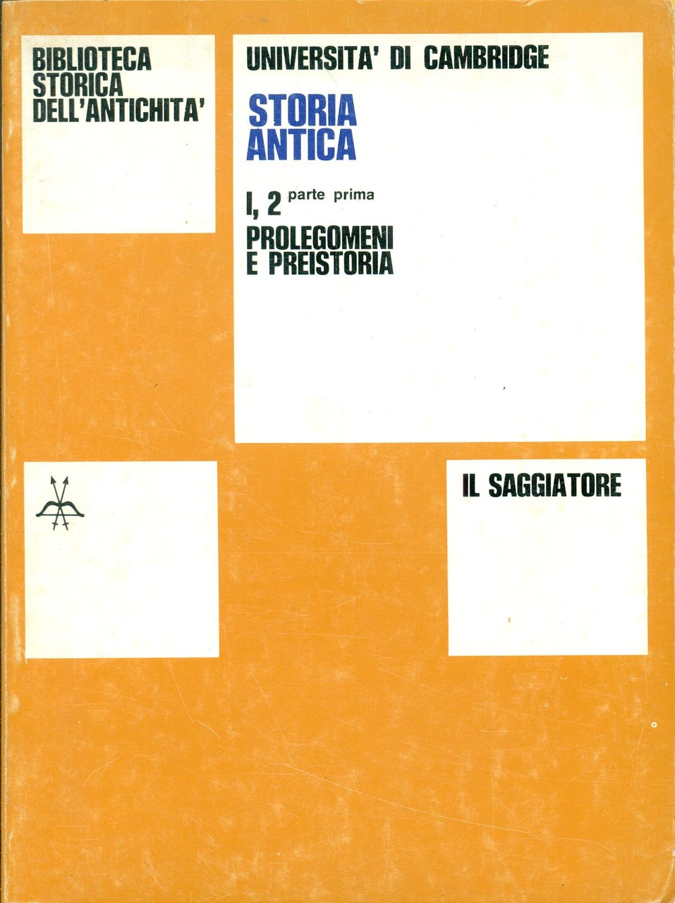 Storia antica. Volume1, 2. Prolegomeni e preistoria | Immagine principale