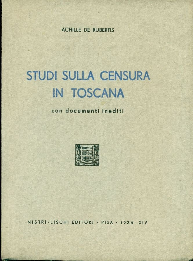 Studi sulla censura in Toscana | Immagine principale