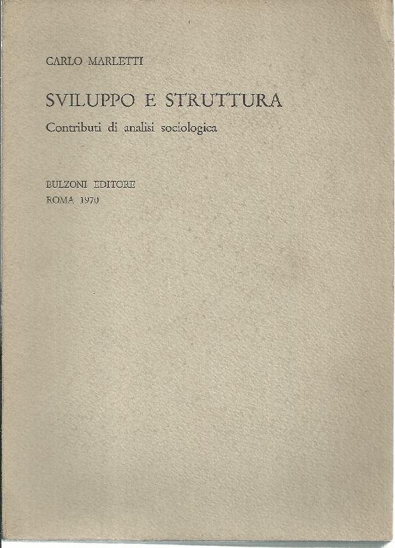 Sviluppo e struttura. Contributi di analisi sociologica | Immagine principale