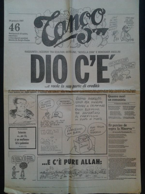 Tango. Settimanale di satira, umorismo e travolgenti passioni, diretto da … | Immagine principale