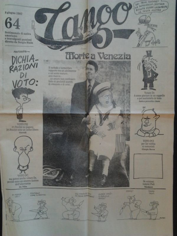 Tango. Settimanale di satira, umorismo e travolgenti passioni, diretto da … | Immagine principale