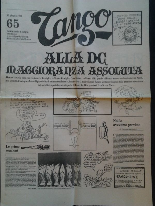 Tango. Settimanale di satira, umorismo e travolgenti passioni, diretto da … | Immagine principale