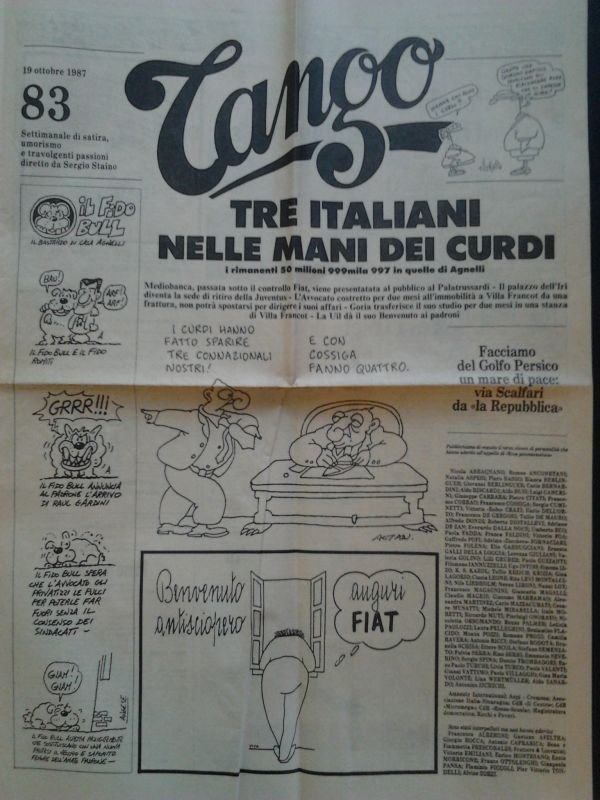 Tango. Settimanale di satira, umorismo e travolgenti passioni, diretto da … | Immagine principale