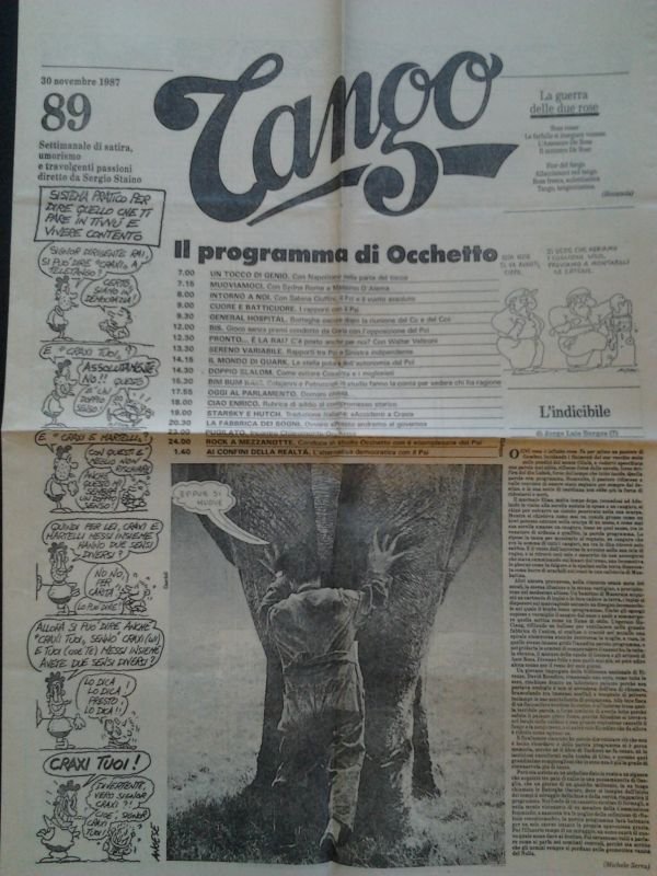Tango. Settimanale di satira, umorismo e travolgenti passioni, diretto da … | Immagine principale