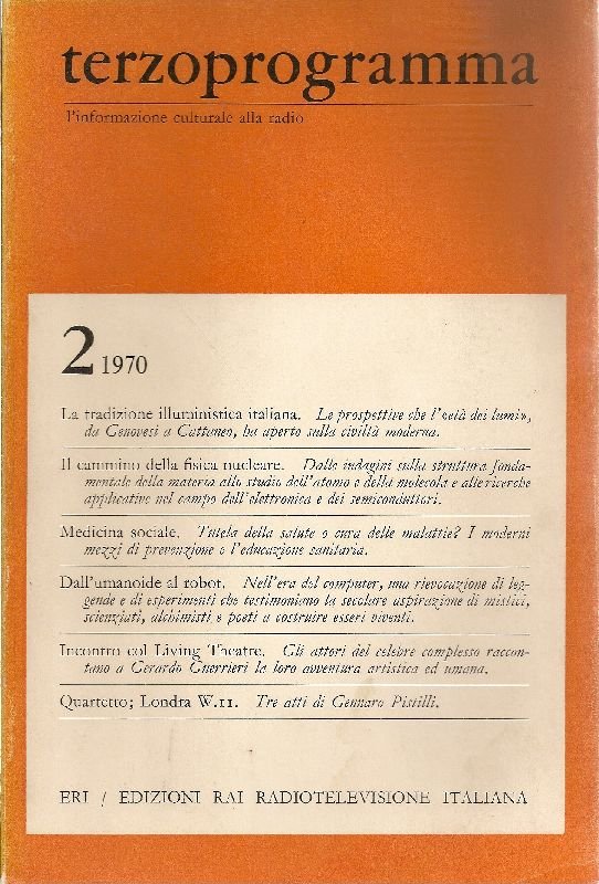 Terzoprogramma. N. 2, 1970 | Immagine principale