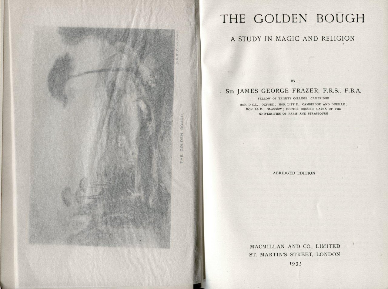 The Golden Bough. A study in magic and religion | Immagine principale