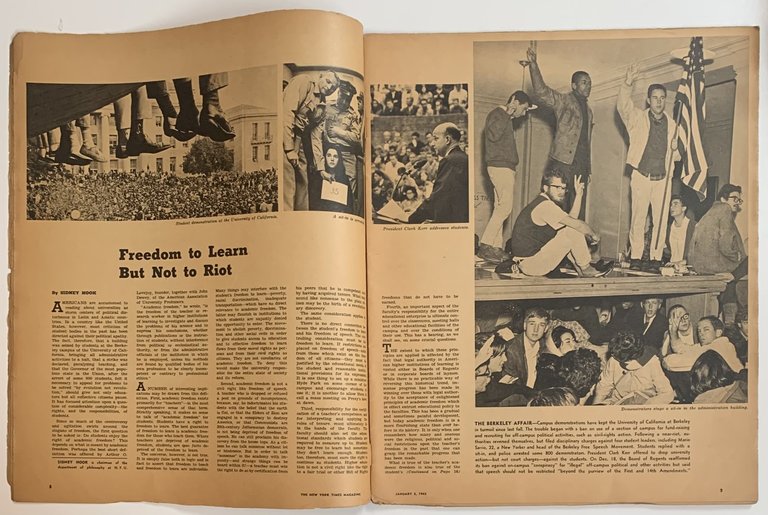 The New York Times Magazine, January 3, 1965. Freedom to … | Immagine Gallery 2