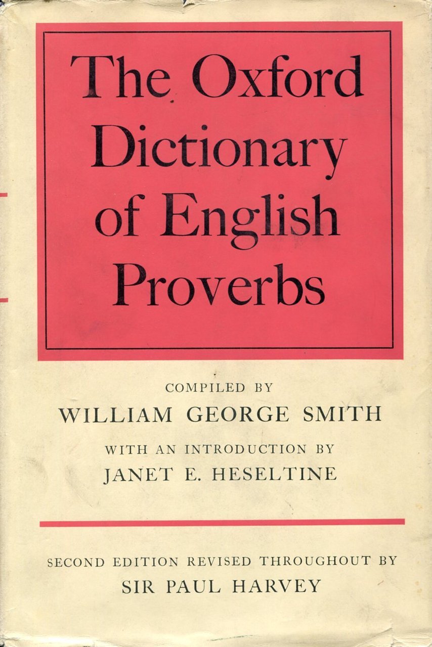 The Oxford dictionary of English Proverbs | Immagine principale
