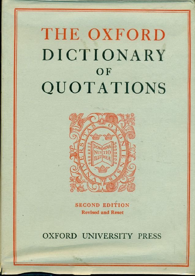 The Oxford dictionary of quotations | Immagine principale
