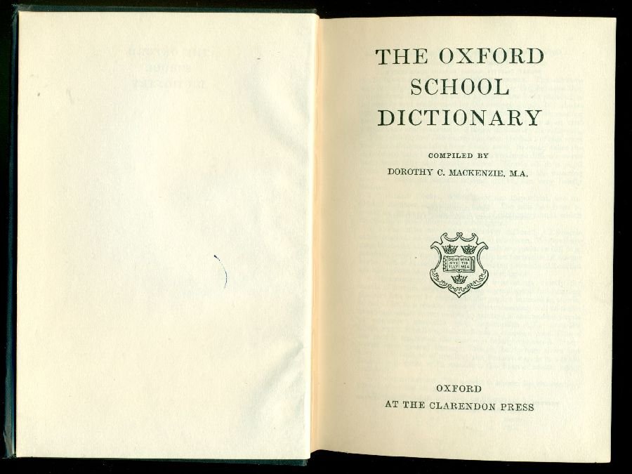 The Oxford school dictionary | Immagine principale