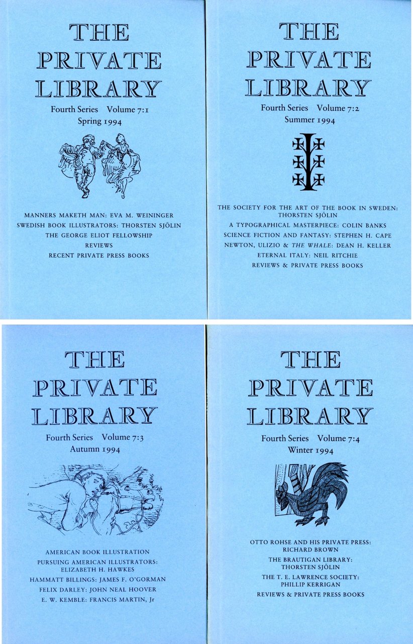 The private library. Quarterly Journal of the Private Libraries Association … | Immagine principale