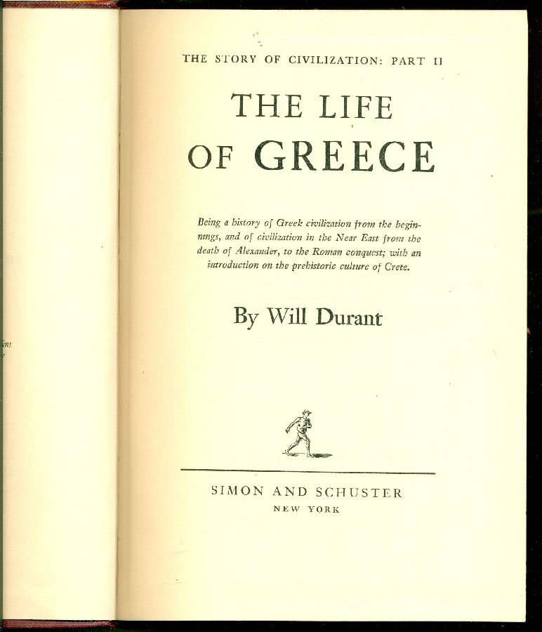 The Story of Civilization: Part II. The Life of Greece | Immagine principale