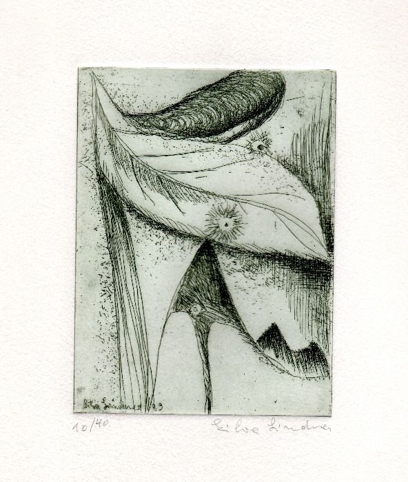 Tre acquaforti originali per una poesia di Silvia Plath | Immagine Gallery 3