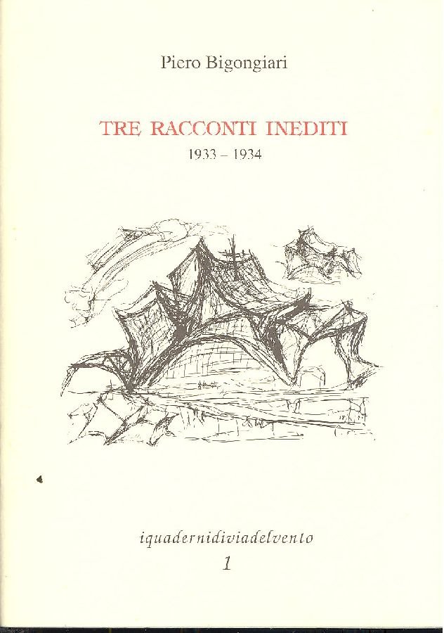 Tre racconti inediti 1933 - 1934 | Immagine principale