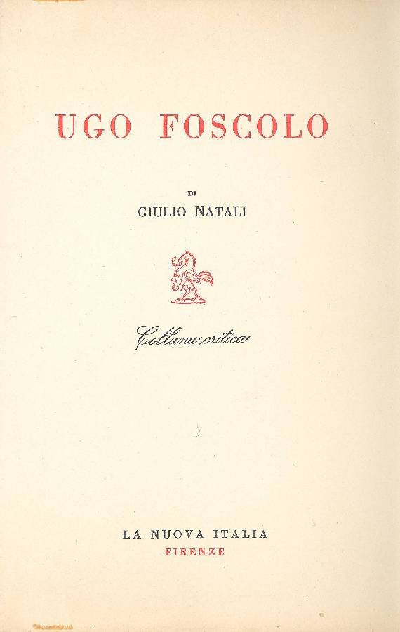 Ugo Foscolo | Immagine principale