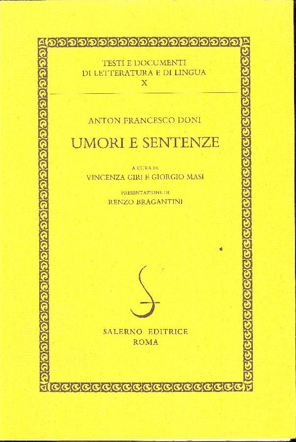 Umori e sentenze | Immagine principale