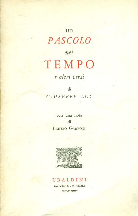 Un pascolo nel tempo e altri versi | Immagine principale