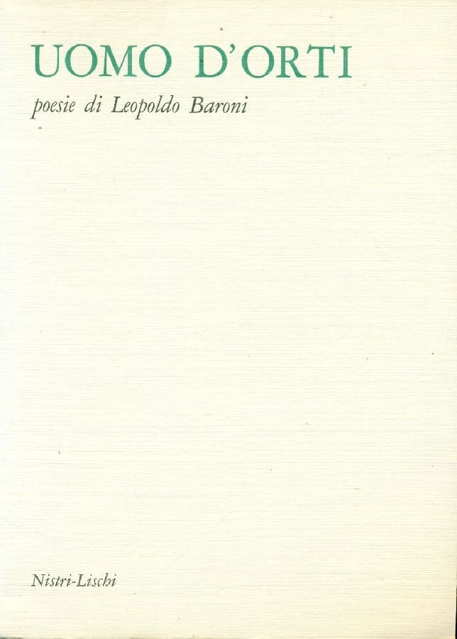 Uomo d&amp;#39;orti. Poesie | Immagine principale