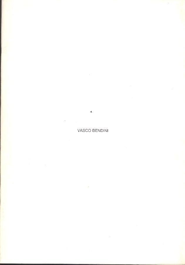 Vasco Bendini | Immagine principale